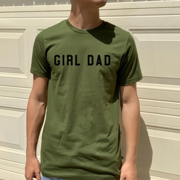 Girl dad shirt green Clearance